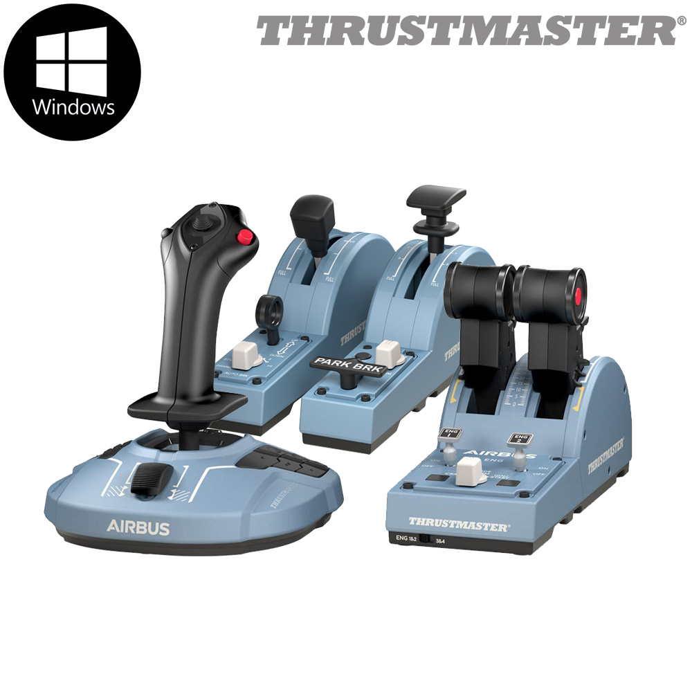 트러스트마스터 TCA SIDESTICK, QUADRANT, QUADRANT ADD ON 풀패키지(PC) 게임 비행 조이스틱 - 상품 이미지