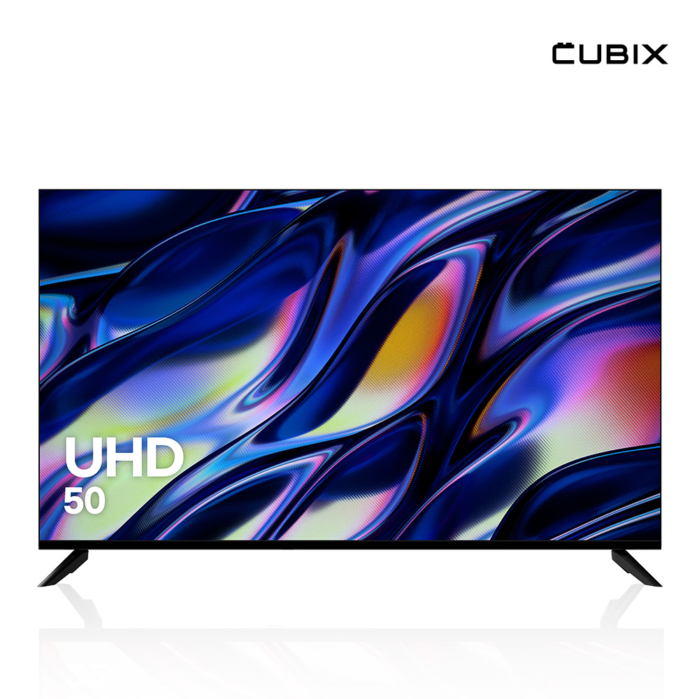 큐빅스 127cm(50인치) UHD 4K TV 울트라 LED 1등급 중소기업티비 CBXTV500UHD