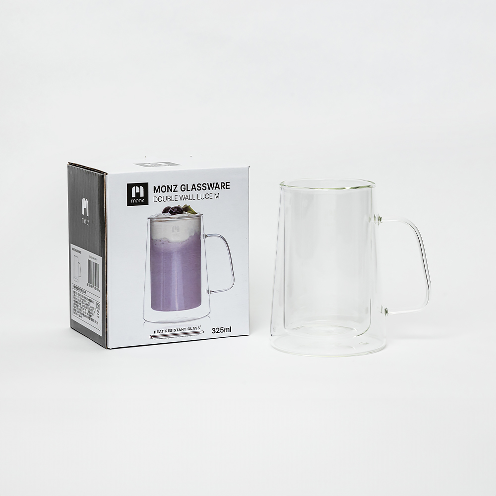 몬즈 더블월 내열유리 이중컵 루체 M 325ml - 상세 이미지 2