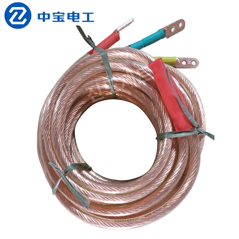 절연 접지봉 구리 와이어 선로 방전봉 고압 배전실 케이블 10KV 3x1.5+8m 1m막대 - 상세 이미지 4