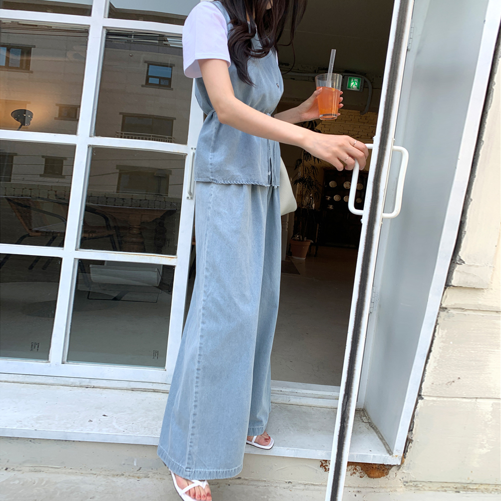 보테 데님 세트 - 상세 이미지 4