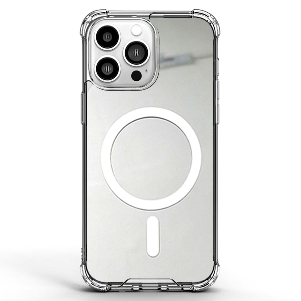 자력 2배 맥세이프 미러 케이스 실버, 아이폰14