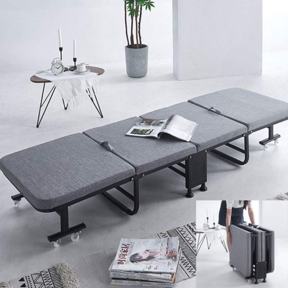 접이식 침대 간이 엑스트라베드 공간활용 이동식 사무실 월베드 접는 4단