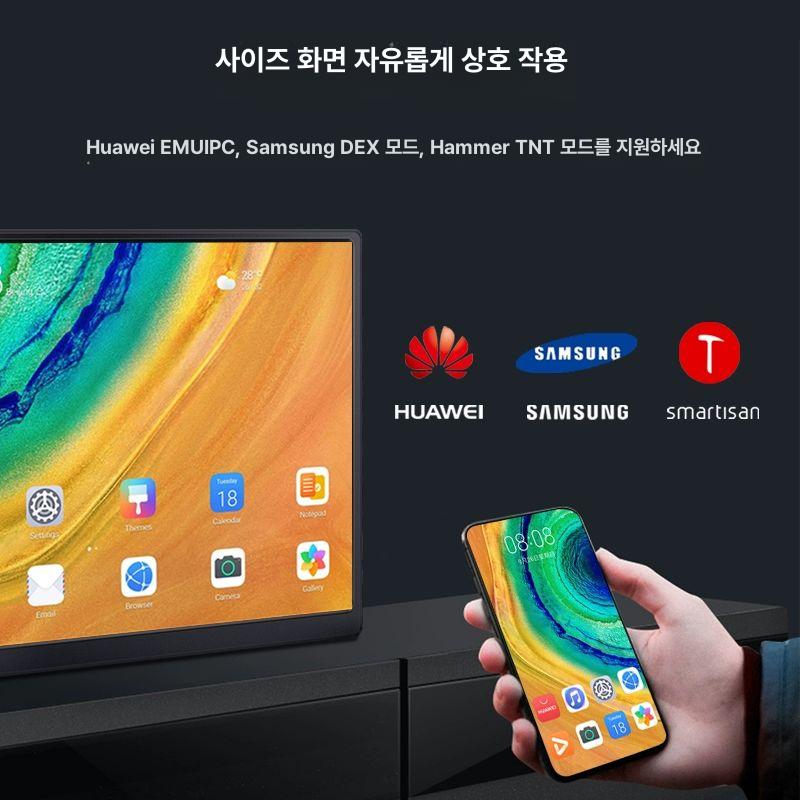 10 5인치 휴대용 모니터 휴대용모니터 10인치모니터 PS5연결 10.5인치 1080p HDR 일반형 - 상세 이미지 4