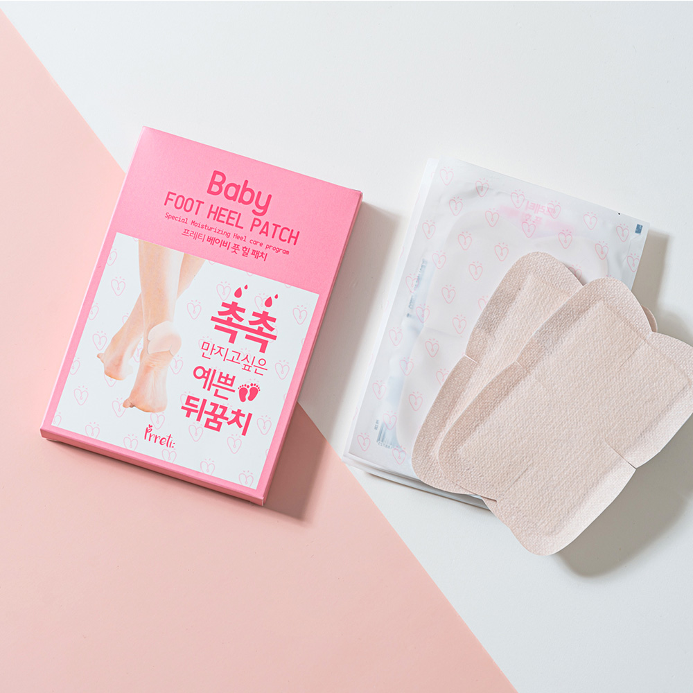 프레티 발뒤꿈치 각질정리 베이비 풋 케어 힐패치 10매, 2개 - 메인 이미지