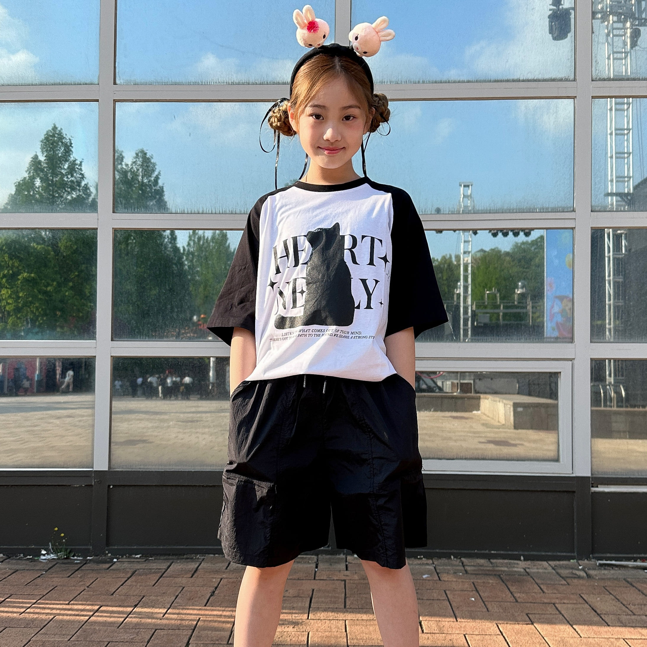 더데이걸 레글런 박시 반팔티 TGRA255Y2 - 상세 이미지 3