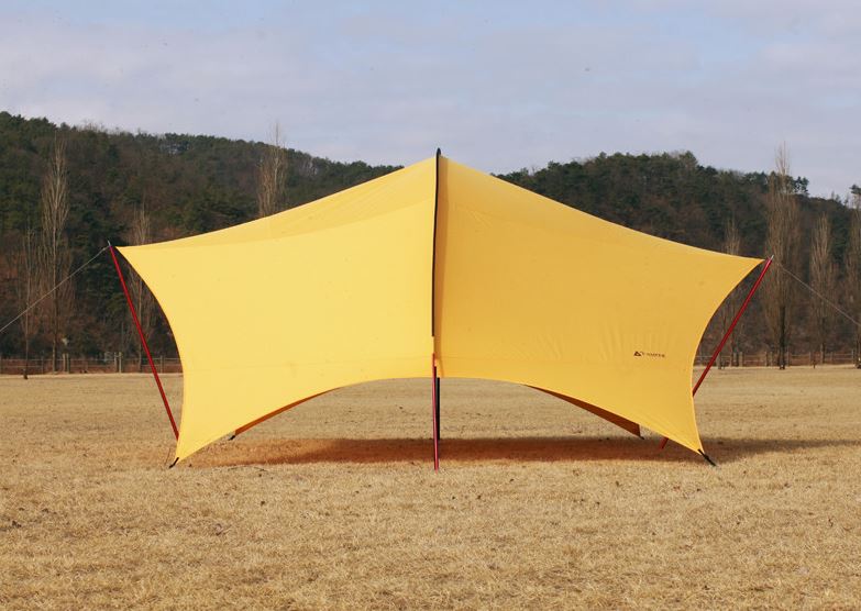 더캠퍼 케이브 타프 대형 하비 헥사 그늘막 미니멀