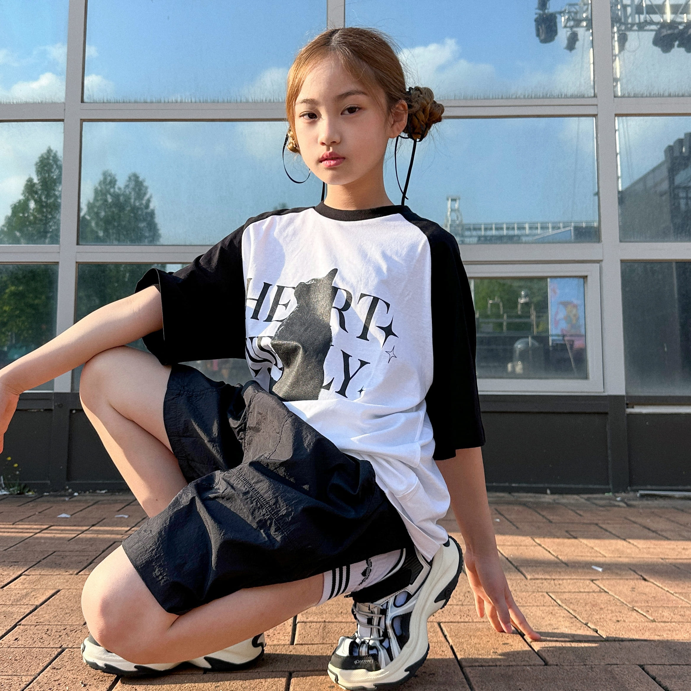 더데이걸 레글런 박시 반팔티 TGRA255Y2 - 상세 이미지 2