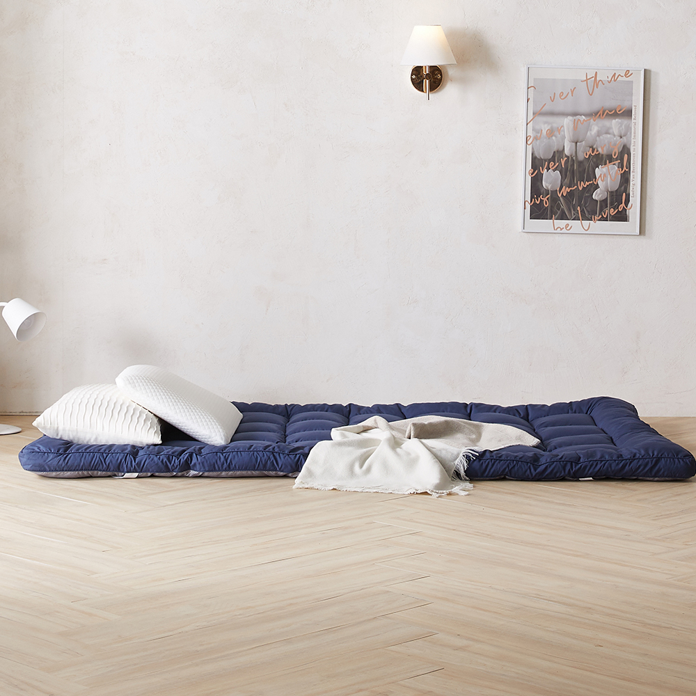 바닥 두꺼운 거실용 바닥용 순면 꿀잠 침실 토퍼