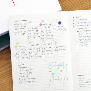 두투두 위클리플래너 생활계획표 스케줄 체크리스트 해빗 골트래커  ADHD... 실사용 후기 | 효과 있을까? - 상품 이미지 2