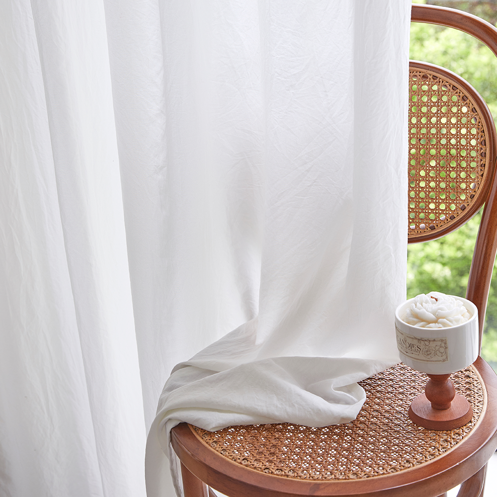 사라하우스 간편 설치 다용도 공간 분리 화이트 가리개 가림막 커튼 135cm