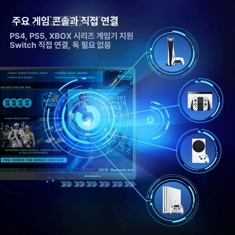 10 5인치 휴대용 모니터 휴대용모니터 10인치모니터 PS5연결 10.5인치 1080p HDR 일반형 - 상세 이미지 3