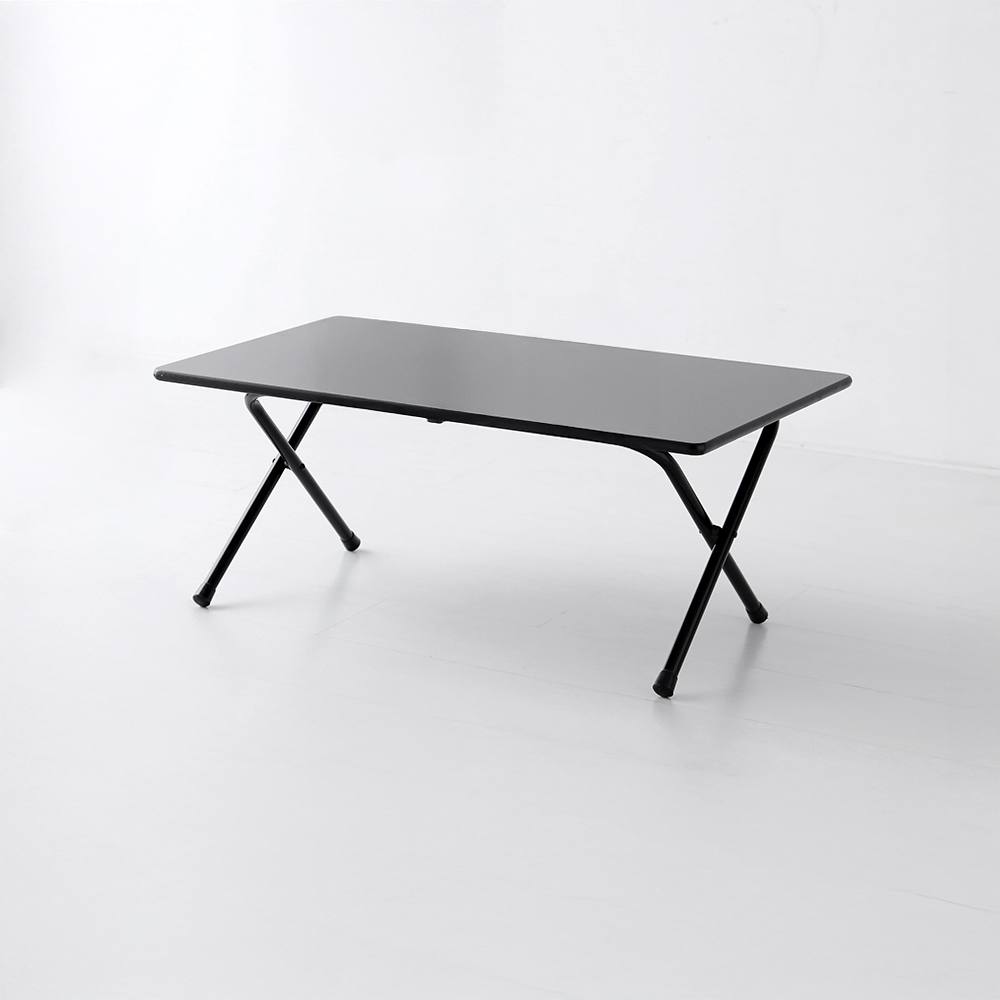 HOMATO 좌식 접이식테이블 80 SM-733NPL 래치드블랙 6481.8556