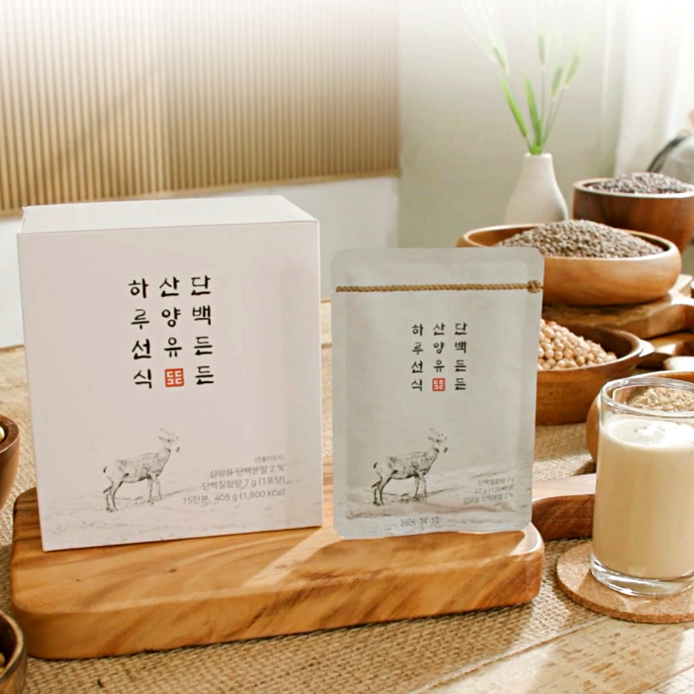 단백든든 산양유 하루선식 30인분 아침간편식 선식 아침식사대용 곡물쉐이크 - 상세 이미지 3