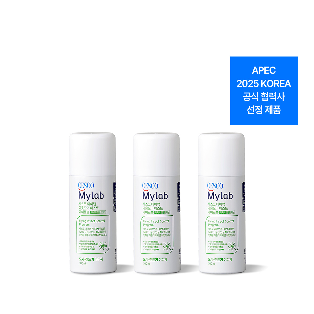 세스코 마이랩 아웃도어 미스트 모기기피제 100ml x 3개