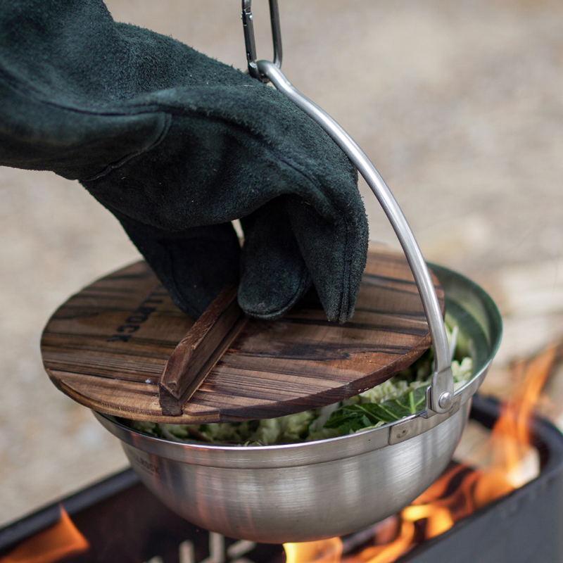 벨락 나베 냄비 20cm 뚜껑 세트 모닥불 오뎅 전골 샤브샤브 IH 팟