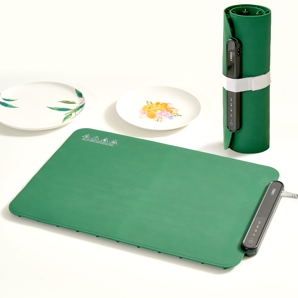 1+1 푸드워머 캠핑용 음식 보온기 전기 워머기 매트 휴대용 미니