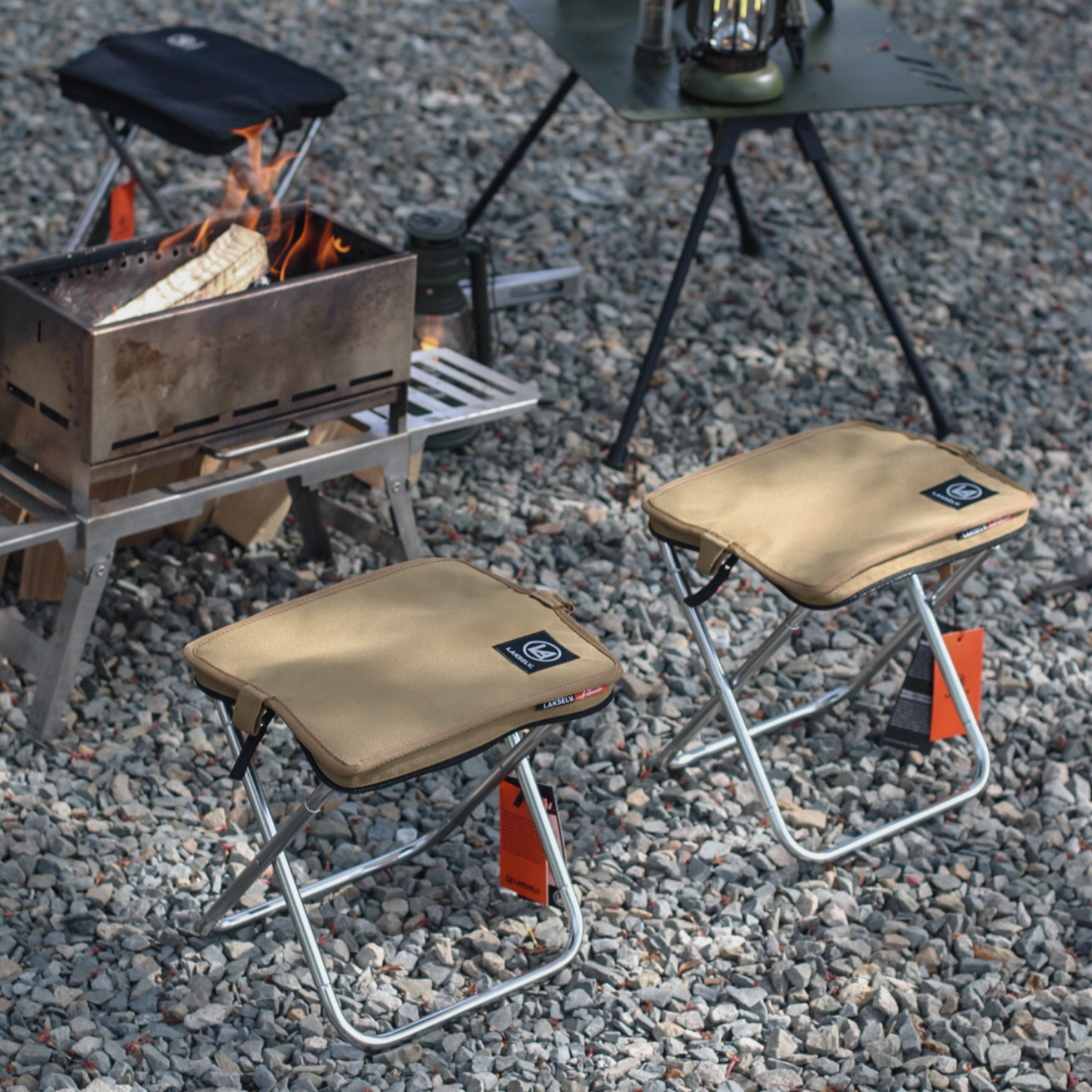 락셀 등산 피크닉 의자 경량 듀랄루민 BBQ 체어