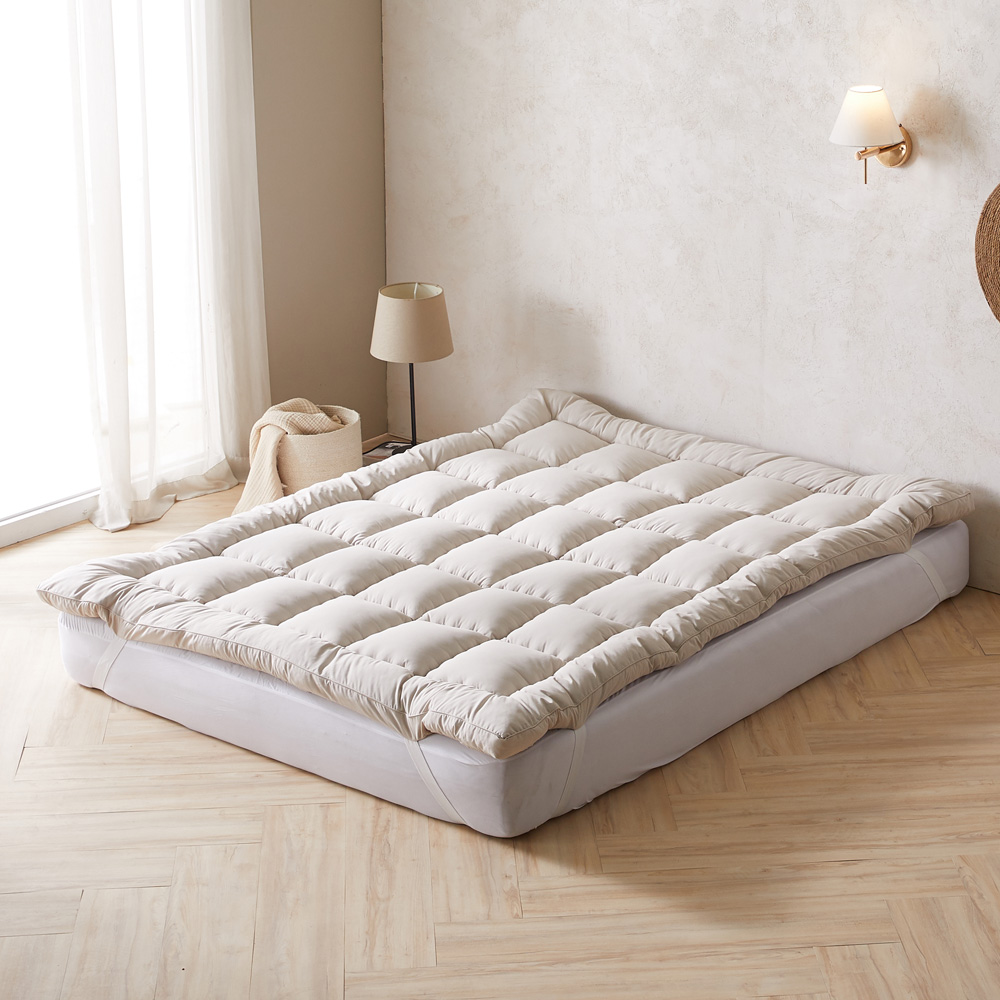 바닥 두꺼운 거실용 바닥용 순면 꿀잠 침실 토퍼