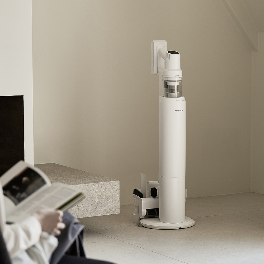 에어메이드 자동 먼지비움 무선 청소기 570W AI모드 스마트타워X 5501A