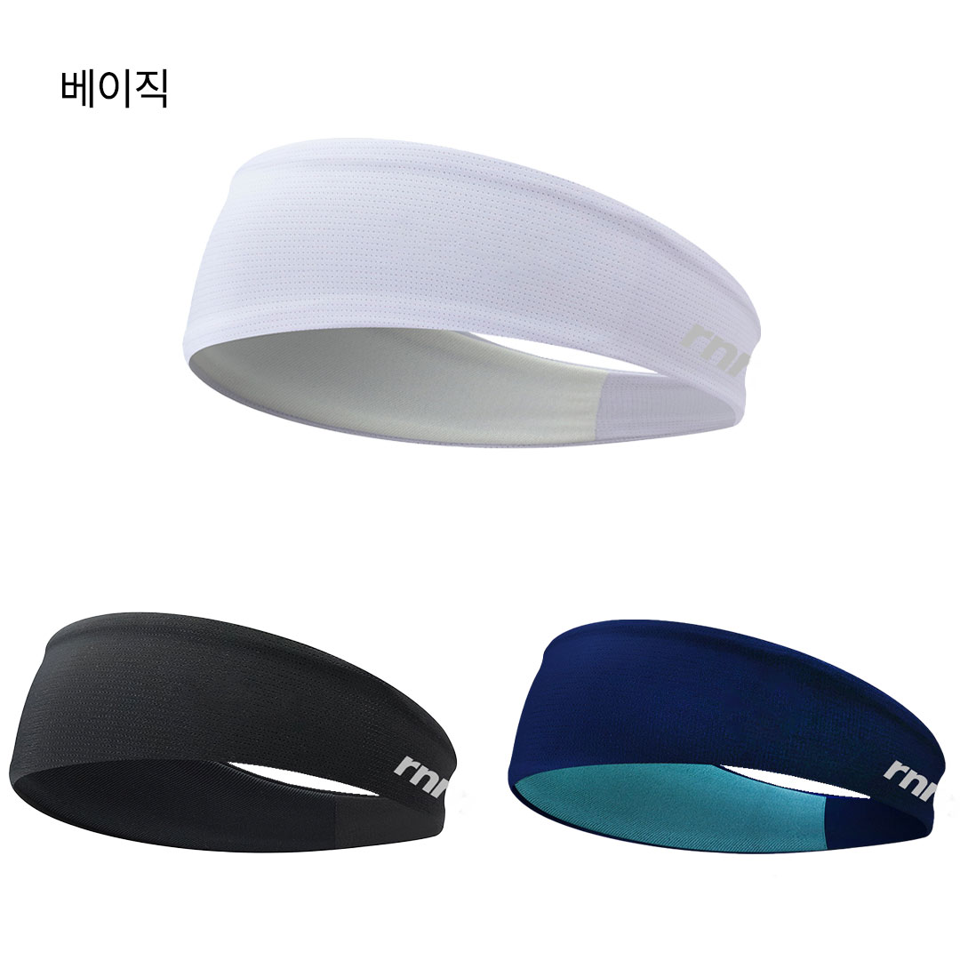 rnrn 스포츠 헤어밴드 운동 러닝 테니스 등산 남자 여자 땀흡수 쿨 머리띠 베이직 이미지 4
