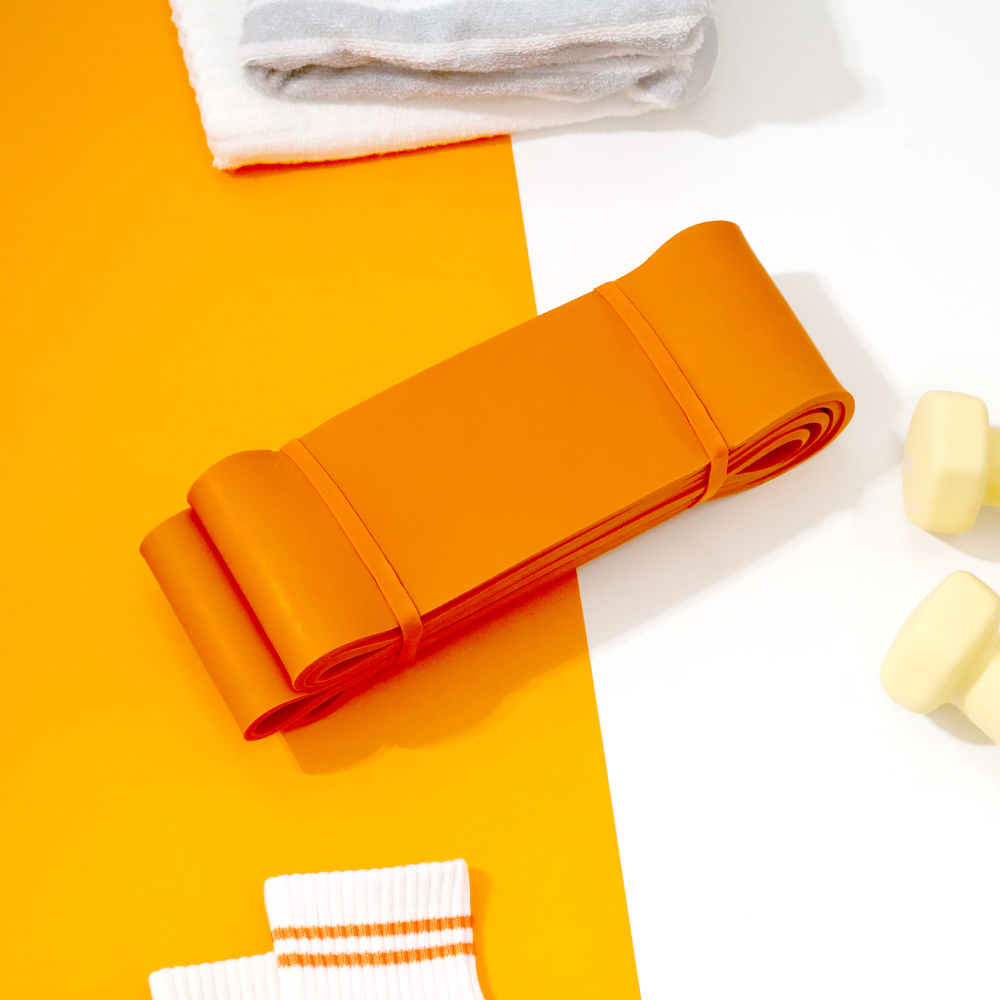 스포홀릭 풀업밴드 턱걸이 라텍스 튜빙 근력 운동 철봉 고무 탄력 홈트 밴드 7단계