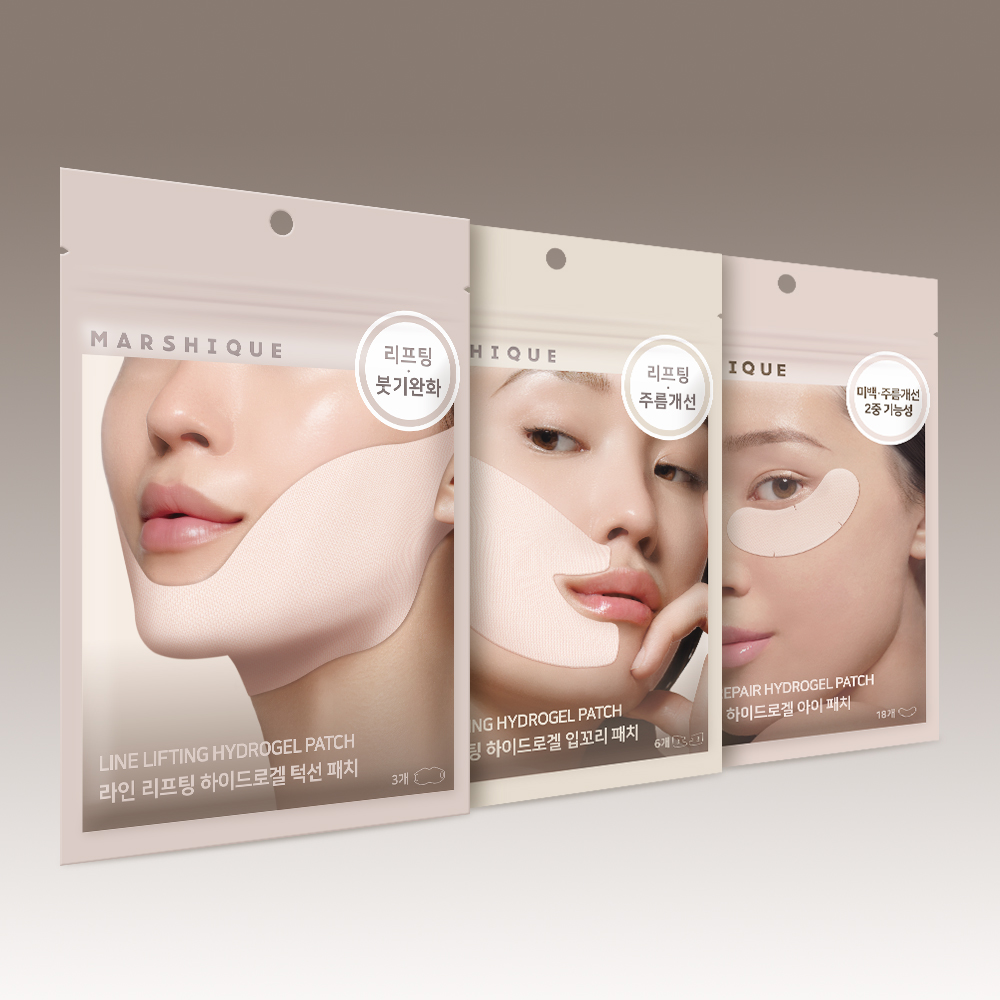 마르시끄 하이드로겔 3종 세트 입꼬리 1팩+아이 1팩+턱선 1팩 (27개) - 상세 이미지 2