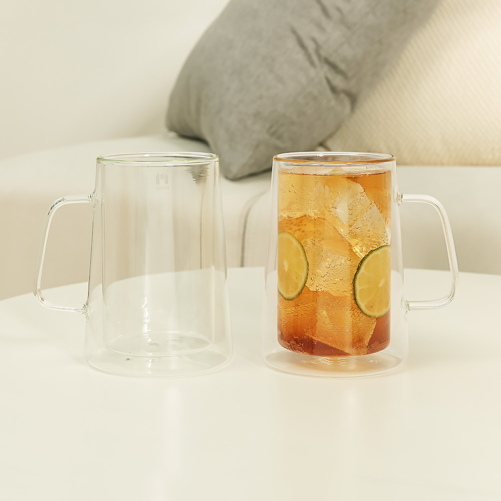 몬즈 더블월 내열유리 이중컵 루체 L 540ml - 상세 이미지 5