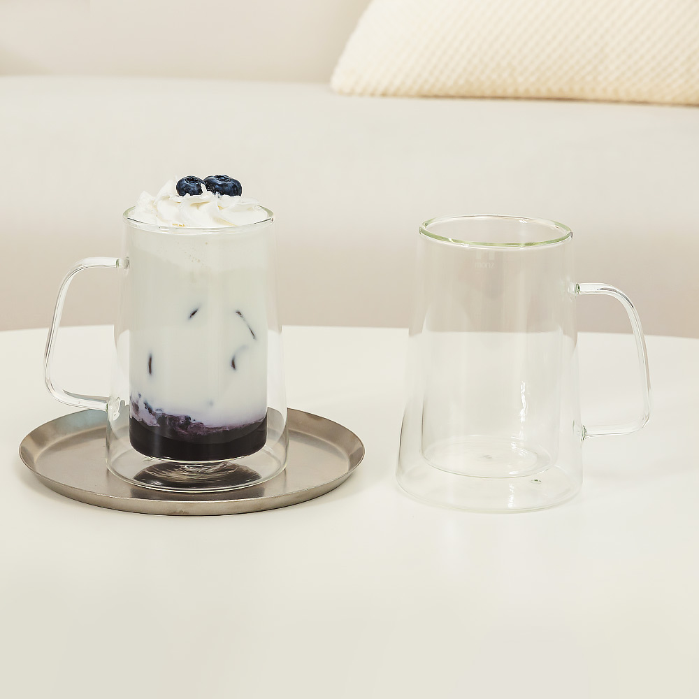 몬즈 더블월 내열유리 이중컵 루체 M 325ml - 상세 이미지 3