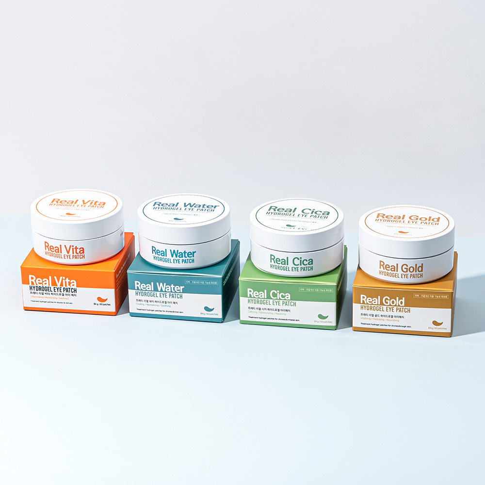 리얼비타 하이드로겔 눈밑주름 팔자주름 아이패치 60매입 미간패치 60매, 2개 이미지 4