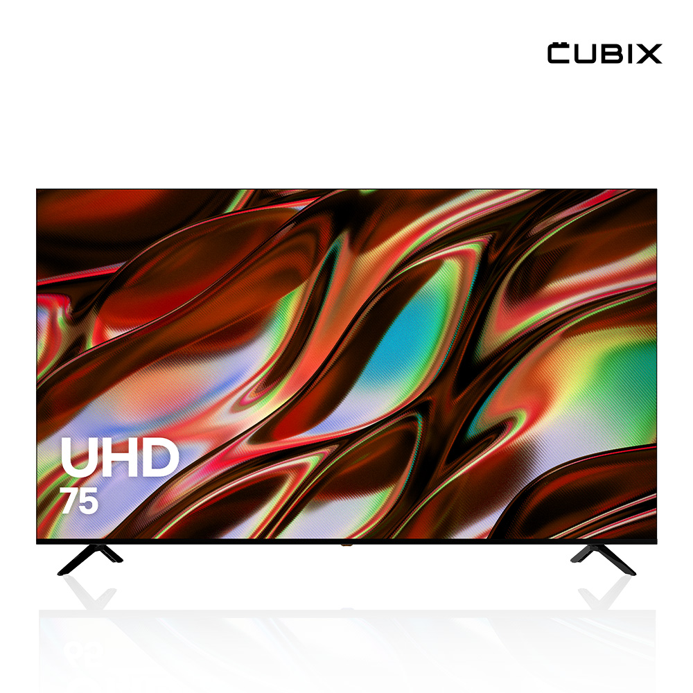 큐빅스 190cm(75인치) UHD 4K TV 울트라 LED 1등급 중소기업티비 CBXTV750UHD