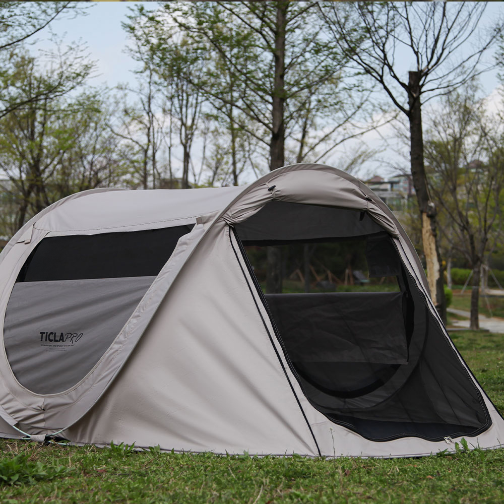 빈슨메시프 티클라 프로4 원터치 텐트 캠핑 이너 팝업텐트 피크닉 그늘막 비치쉘터