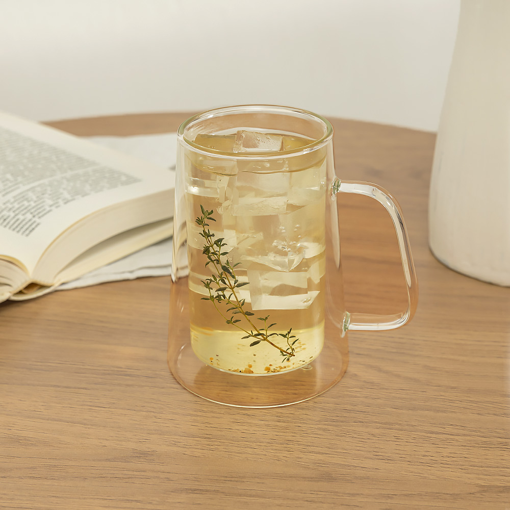 몬즈 더블월 내열유리 이중컵 루체 M 325ml - 상세 이미지 4