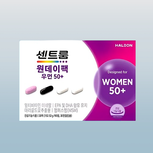 센트룸 원데이팩 우먼50 칼슘 루테인 오메가3 30정X1개 - 상세 이미지 4