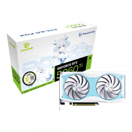 MANLI MANLi 지포스 RTX 5060 Ti Polar Fox OC D7 8GB 대원씨티에스