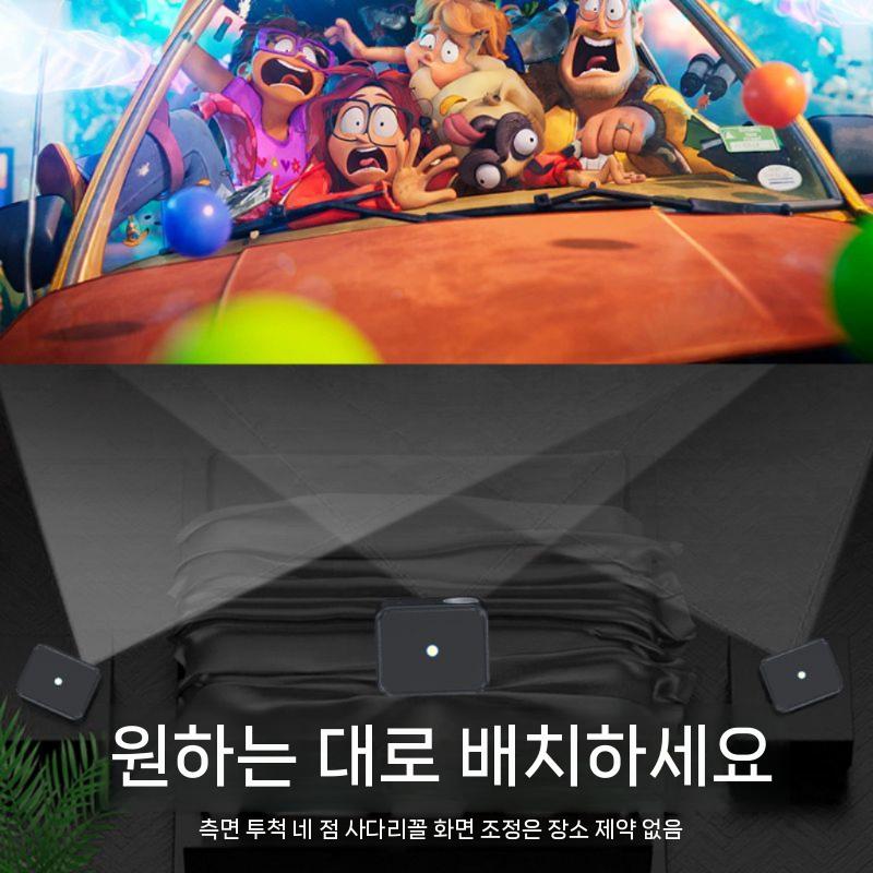 시어터 탑재 야외 미니프로젝터 행사 진행 각종 XGA 안시루멘 WXGA DLP 가정용 이펀 - 상세 이미지 4