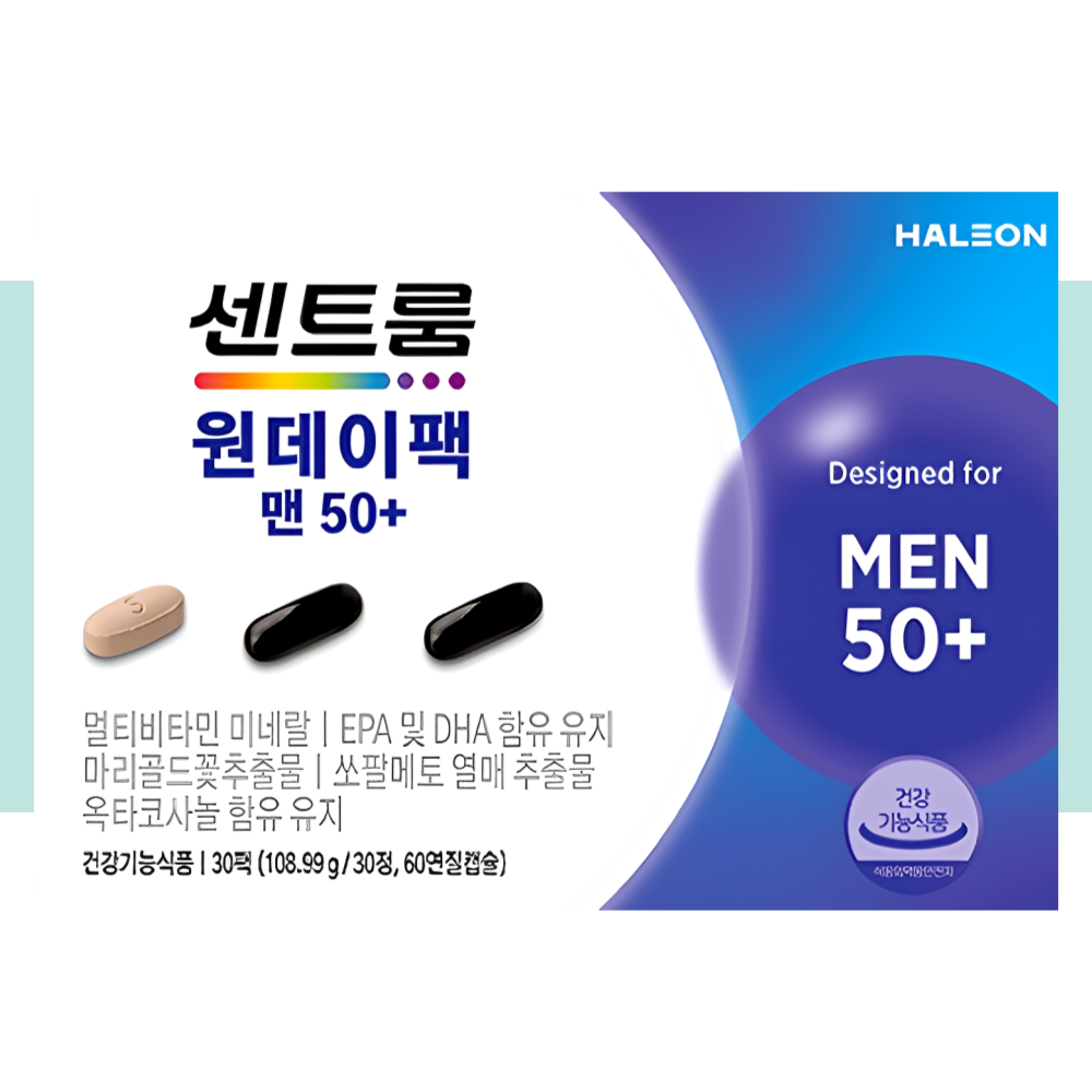 센트룸 원데이팩 맨50 올인원영양제 30정X1박스