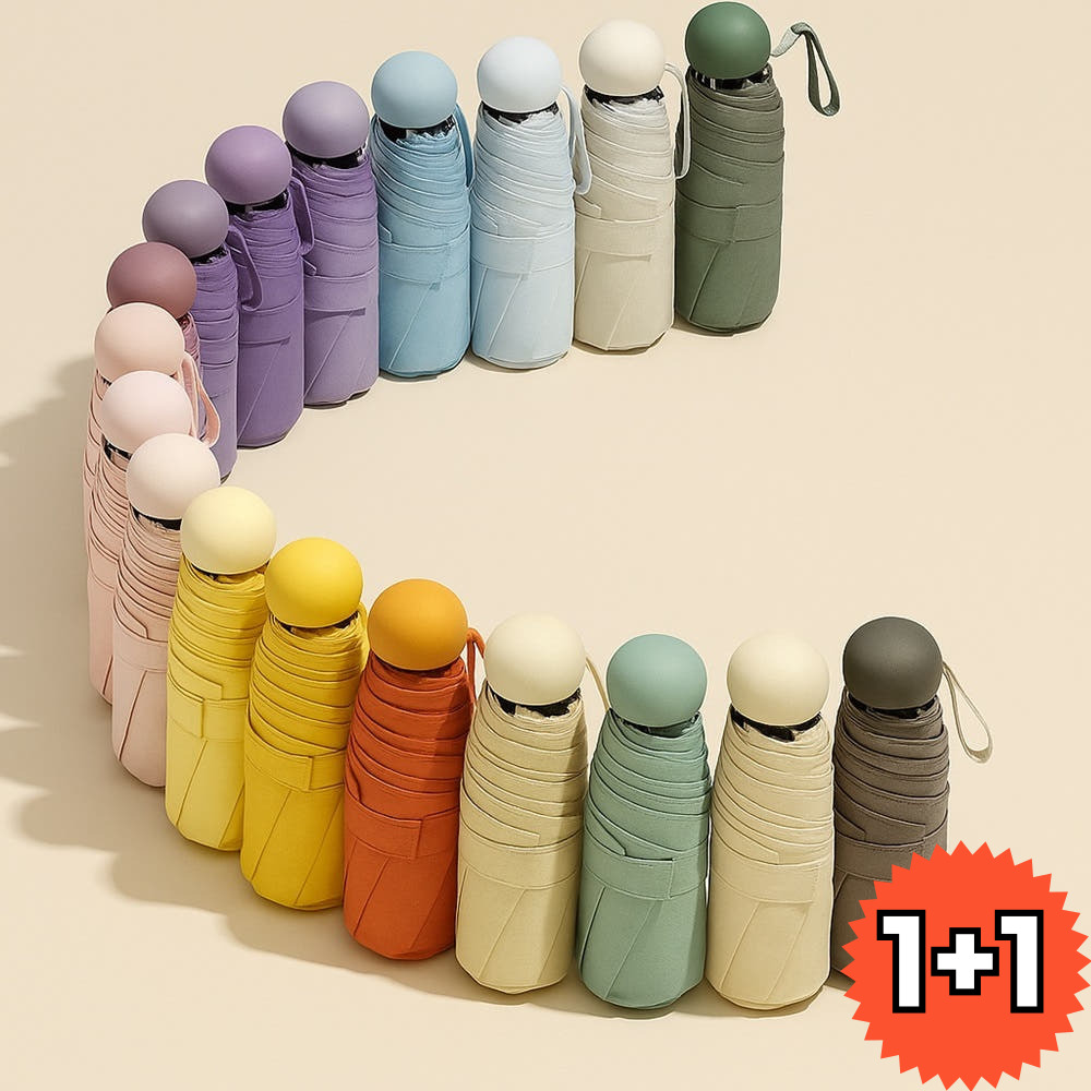 [1+1] 꾸르마켓 마카롱 캡슐 미니우산 자외선 차단 양우산 13개 색상