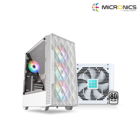 마이크로닉스 Master M60 + Classic II 600W 화이트 패키지