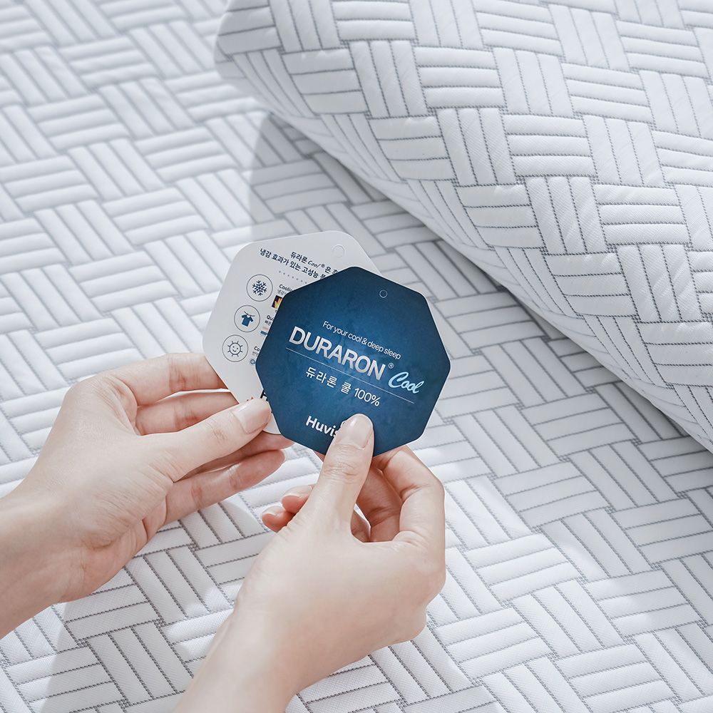 시원한 국산 냉감패드 침대패드 쿨 유아 신생아 휴비스 듀라론 Q 고정밴드