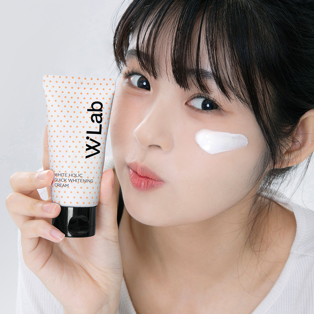 화이트홀릭 퀵 화이트닝 톤업크림 미백쌩얼크림 50ml, 3개 - 상세 이미지 2