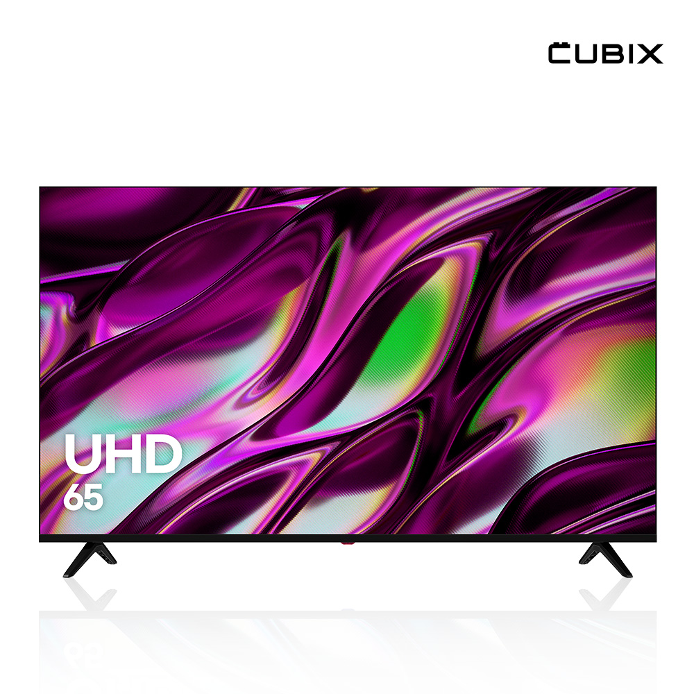 큐빅스 165cm(65인치) UHD 4K TV 울트라 LED 1등급 중소기업티비 CBXTV650UHD