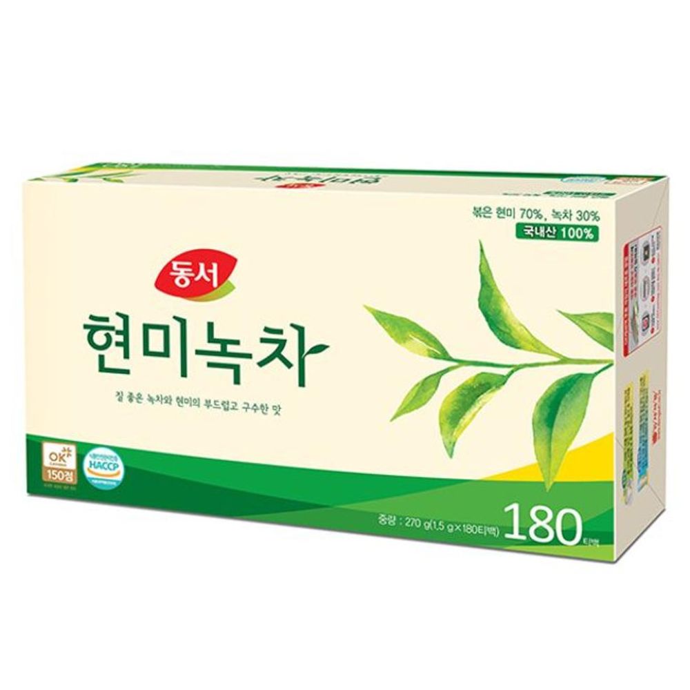동서 현미녹차 1.5g x 180T : uhoo