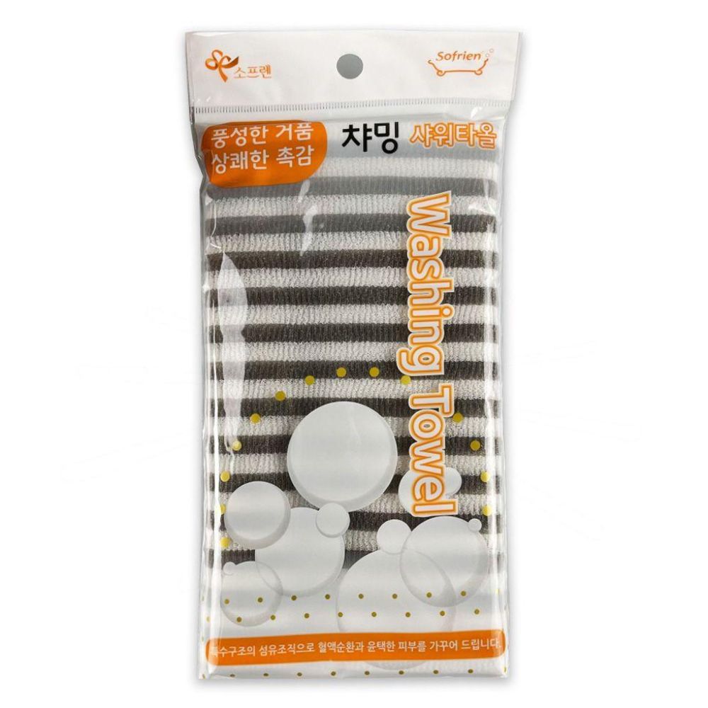소프렌 챠밍 샤워타올 1P -O : DAOL라이프