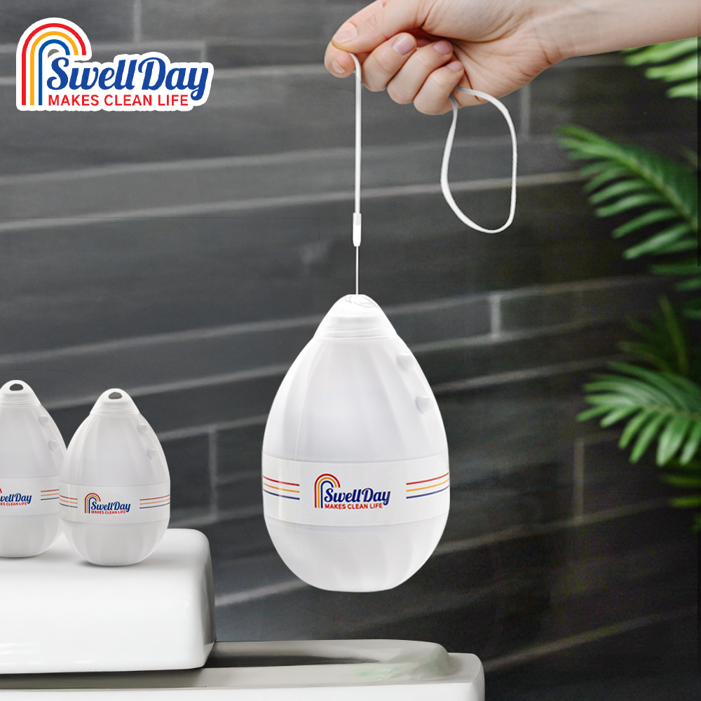 2+1 스웰데이 끈달린 보틀 자동 변기세정제 220g 대용량 아쿠아향 클리너 탈취 물때