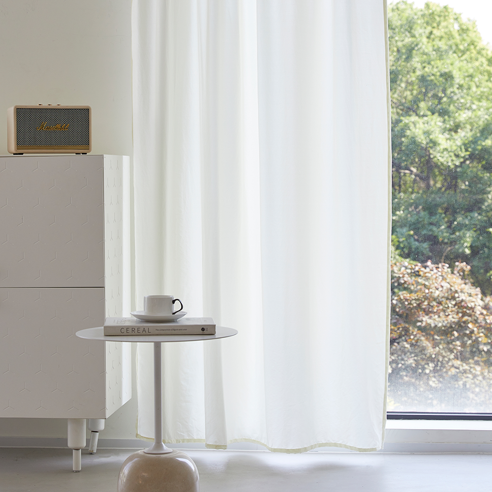 사라하우스 간편 설치 다용도 공간 분리 화이트 가리개 가림막 커튼 135cm