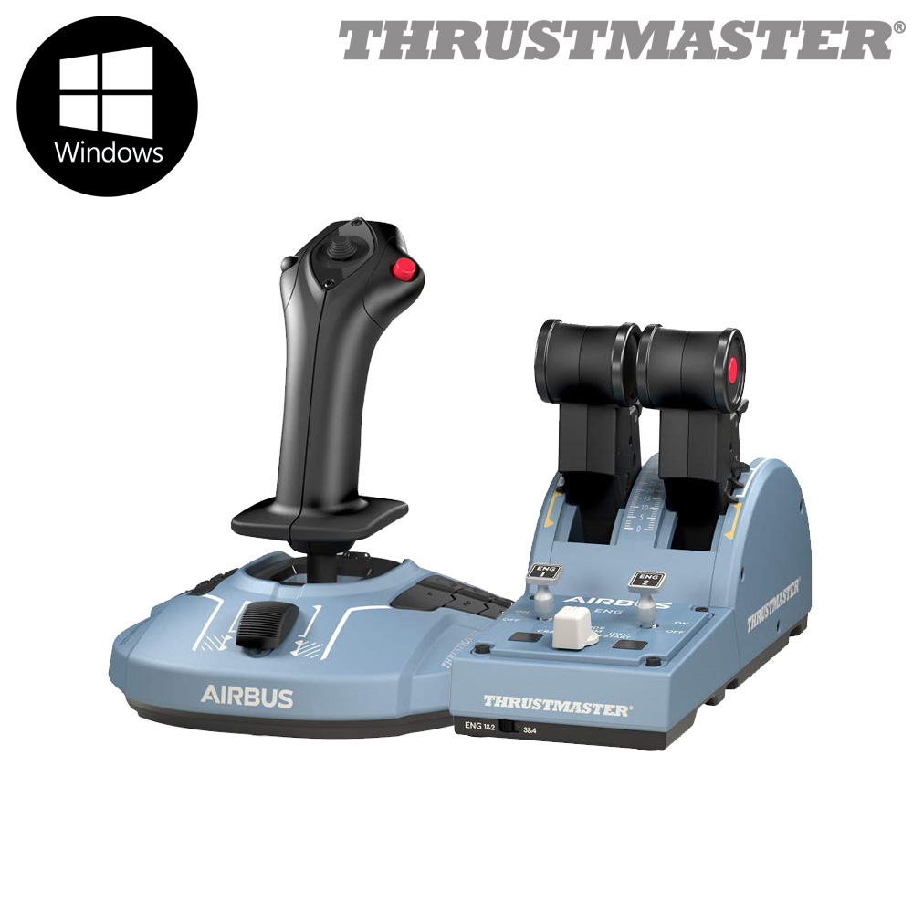트러스트마스터 TCA SIDESTICK, QUADRANT 슬림 패키지(PC) 비행 조이스틱 운전 장비 - 상품 이미지