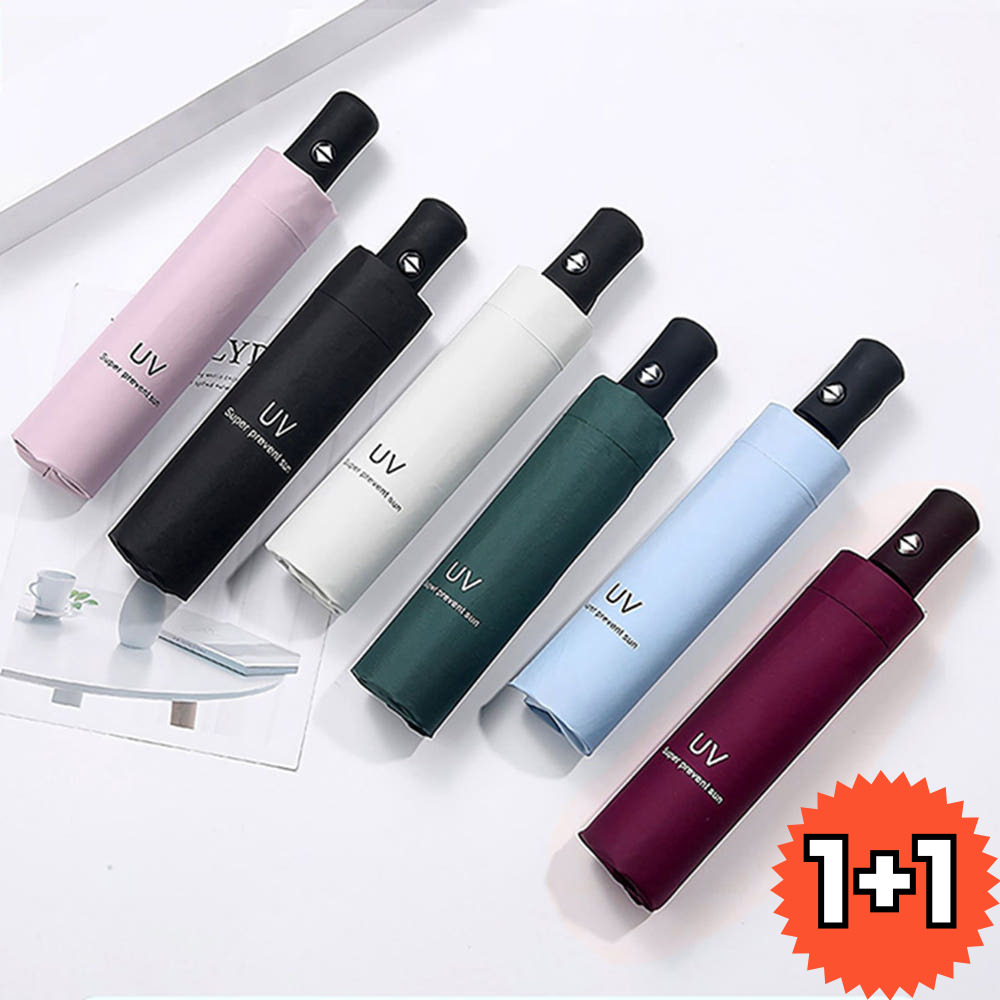 [1+1] 꾸르마켓 베이직 3단 자동우산 자외선차단 9개 색상