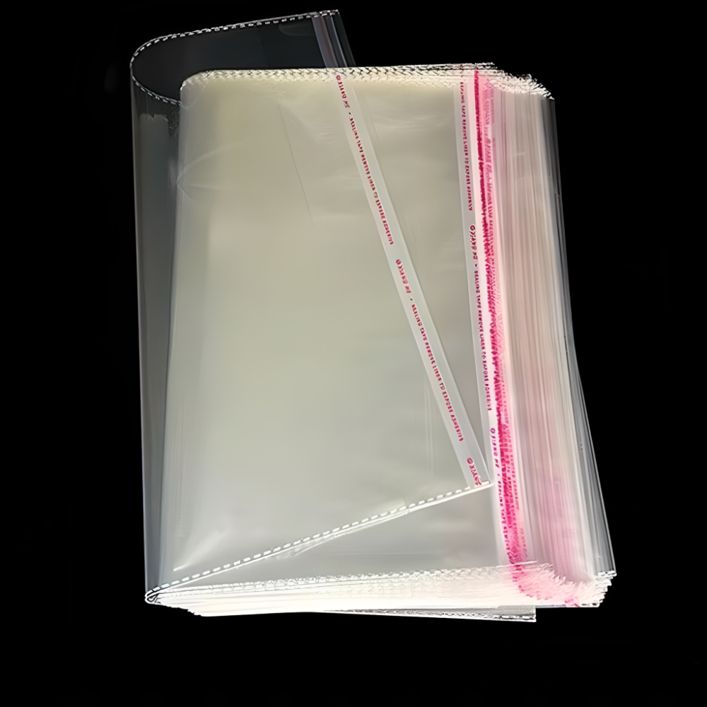대형 OPP봉투 투명 택배 포장지 의류 옷 포장비닐 오피피 폴리백 100장, 50x70cm 이미지 2