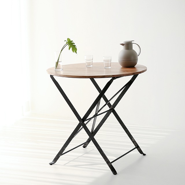 PECRE 빈티지접이식테이블 PC0032TB 800mm, 7801.4782